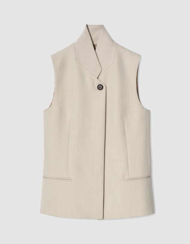 COS - Longline Wool Waistcoat