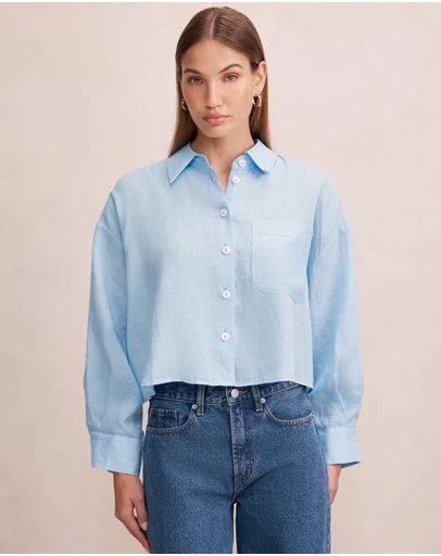 Forever New - Bowie Cropped Shirt