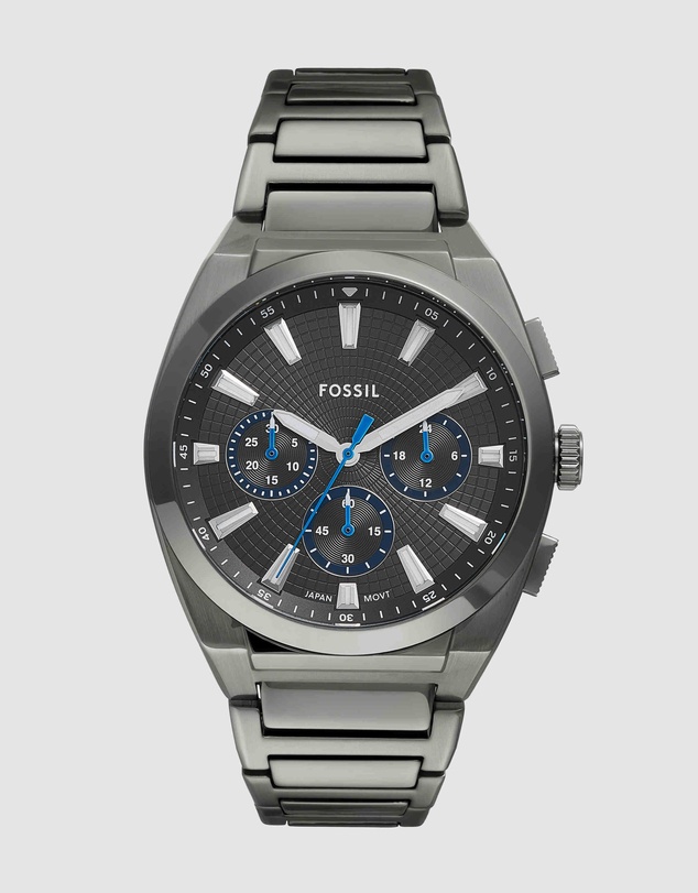 Fossil - Everett Gun-Metal Chronograph Watch