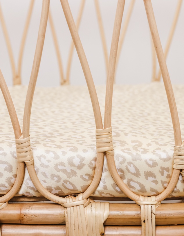 SILK MAGNOLIA - Pure Silk Fitted Bassinet and Cot Sheets