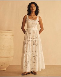 AUR OCEA - Merletti Lace Panelled Maxi Dress