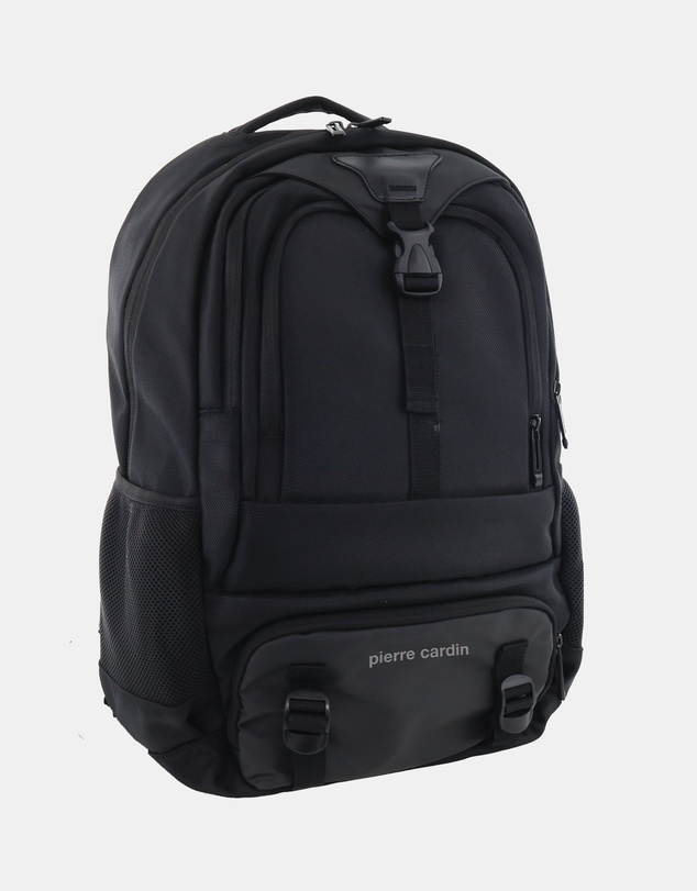 Pierre Cardin - Pierre Cardin Men's Nylon Computer/Business Backpack
