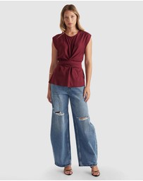 Decjuba - Tia Knot Front Top