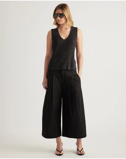 Decjuba - Bri Metallic Knit Tank