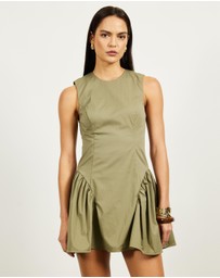Lover - Aviva Gathered Hem Mini Dress