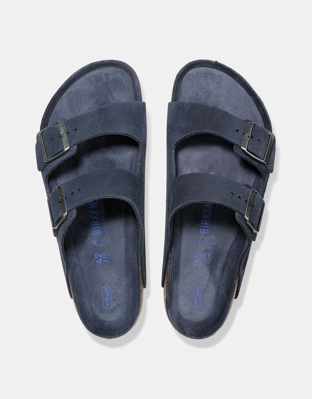 Birkenstock - Arizona SFB Tonal Footbed Suede Leather Narrow - Unisex