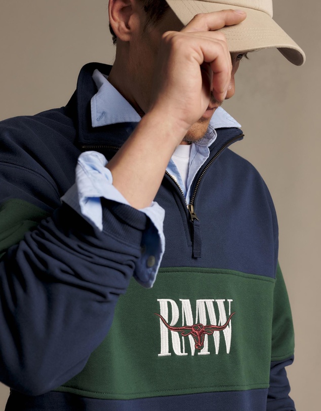 R.M.Williams - Heritage Panel Quarter Zip
