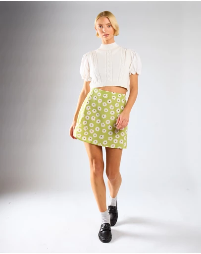 Glamorous - Print A-Line Mini Skirt