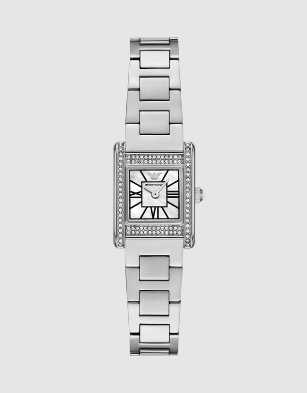 Emporio Armani - Silver Tone Analogue Watch