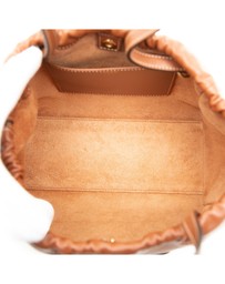 Pre-Loved by Azura Reborn - Pre-Loved Small Calfskin Cuir Triomphe Cabas Drawstring Satchel