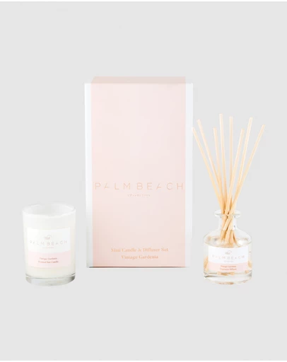 Palm Beach Collection - Vintage Gardenia Mini Candle & Diffuser Gift Pack