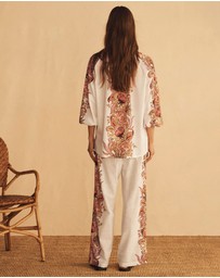 AUR OCEA - Bel Fiore Trellis Straight Leg Pants