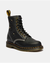 Dr Martens - 1460 Pascal Flower 8-Eye Boots - Women's
