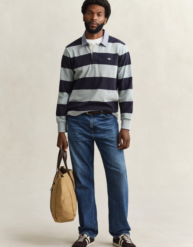 Gant - Chambray Stripe Heavy Rugger