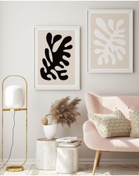 Olive et Oriel - Organic Shapes I Art Print