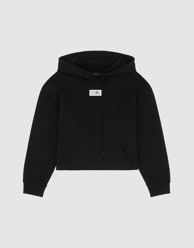 MM6 Maison Margiela - Brand Patch Hooded Sweatshirt