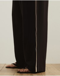 Atmos&Here Curvy - Zuma Contrast Pipping Pant