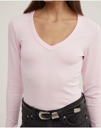 Witchery - V-neck Long Sleeve Top