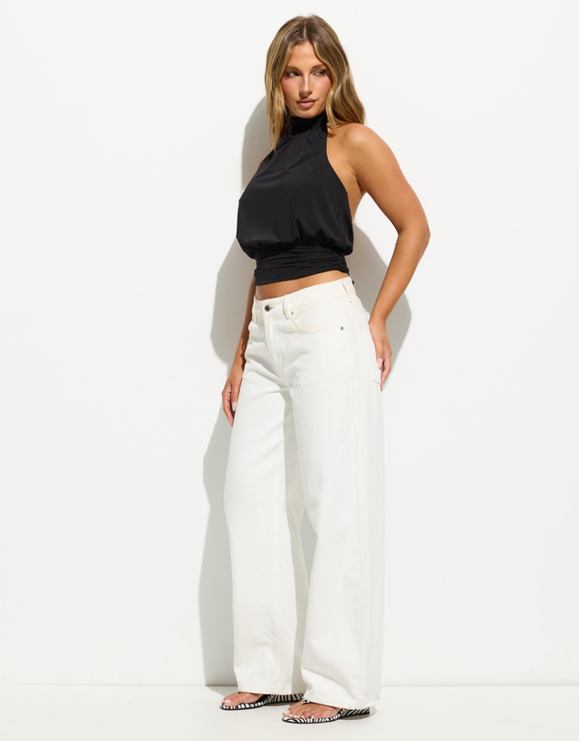 Dazie - Venue High Neck Halter Top