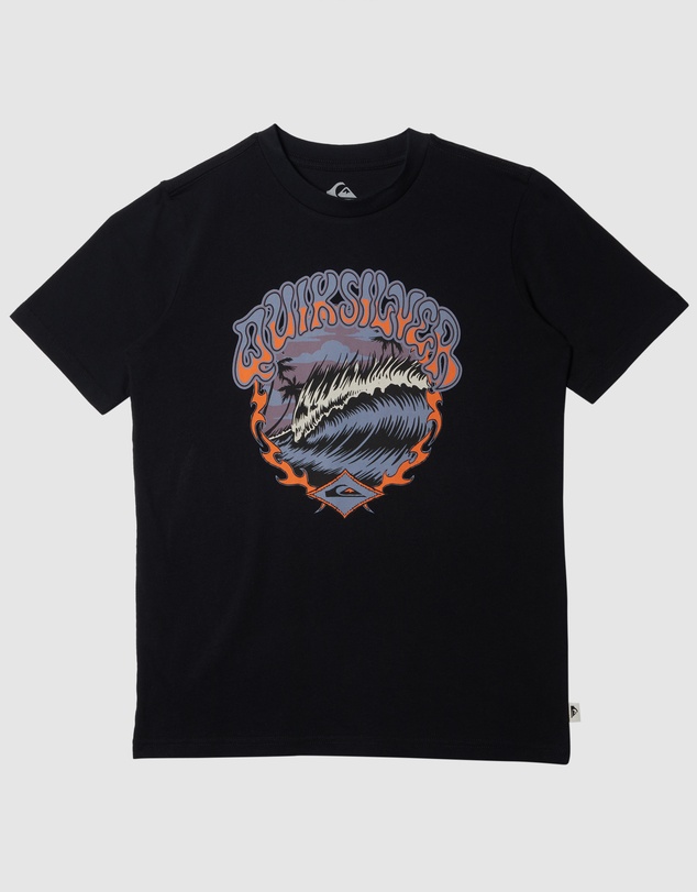 Quiksilver - Boys 4 16 The Peak Short Sleeves T Shirt