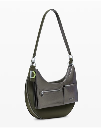 Desigual - Medium metallic convertible bag