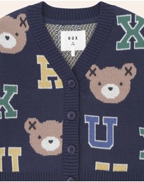 Huxbaby - Varsity Letter Hux Cardigan - Babies-Kids