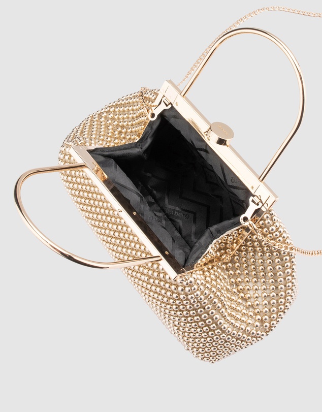 Olga Berg - Mimi Ball Mesh Frame Bag