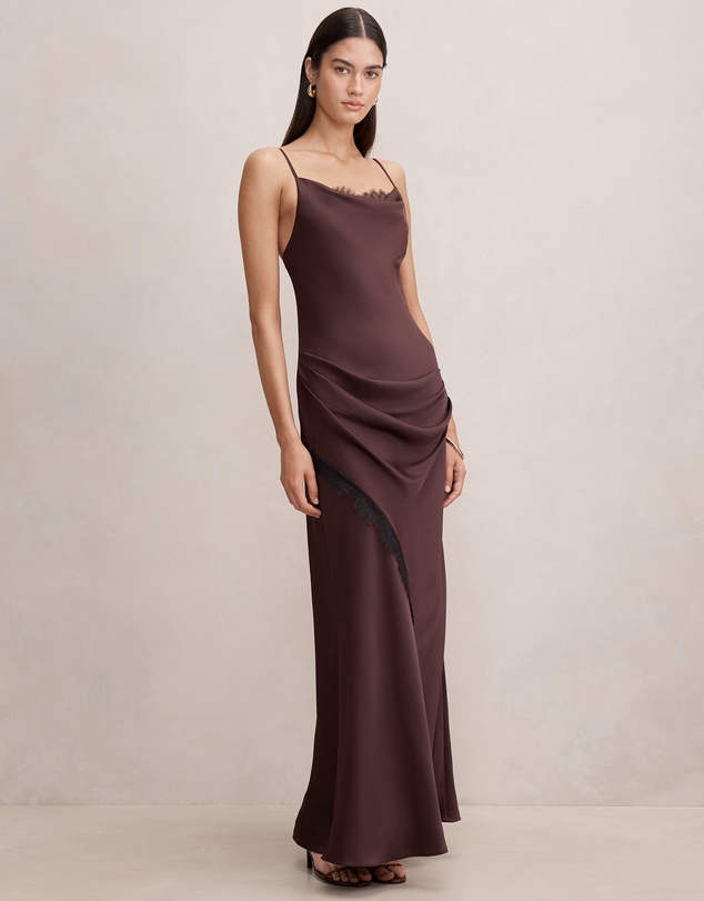 Forever New - Ivara Lace Cowl Neck Maxi Dress