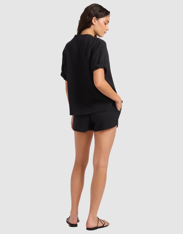 Seafolly - Double Gauze Tv-Neck Top
