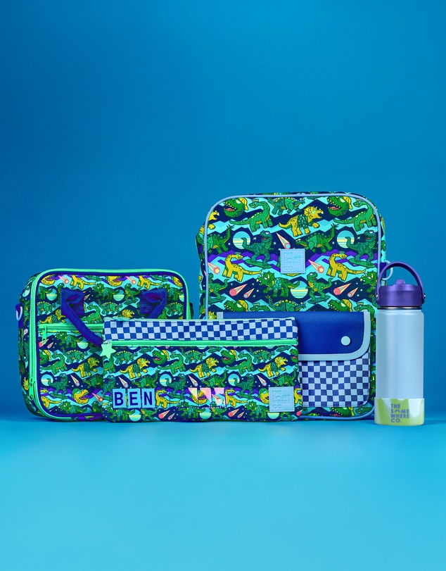 The Somewhere Co - Dino Rave Mini Lunch Case