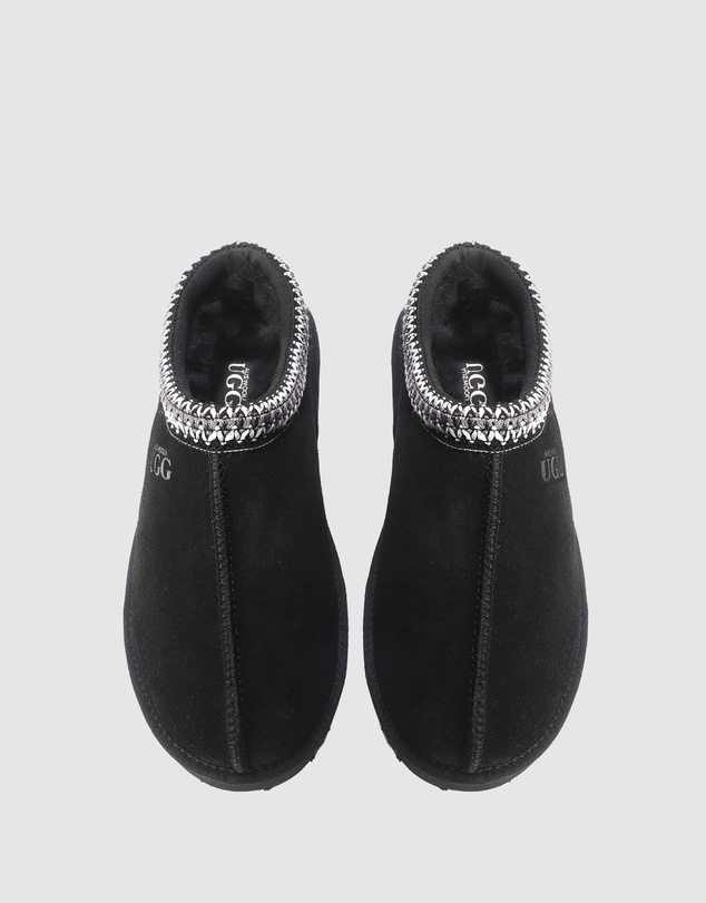 AusWooli Ugg Boots - Mentone Sheepskin Wool Ankle Braid Platform Slippers