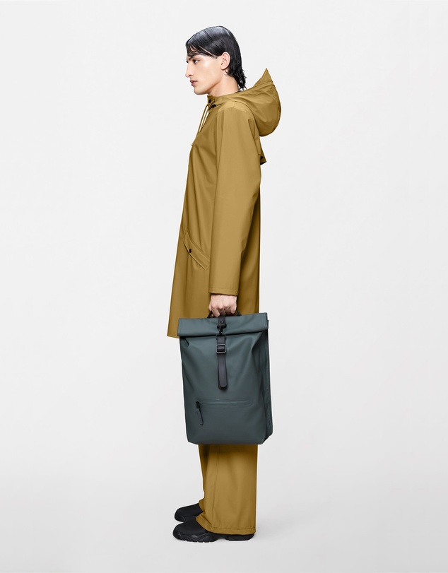 RAINS - Rolltop Rucksack Green