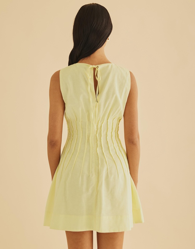 Atmos&Here - Anna Pintuck Shift Mini Dress