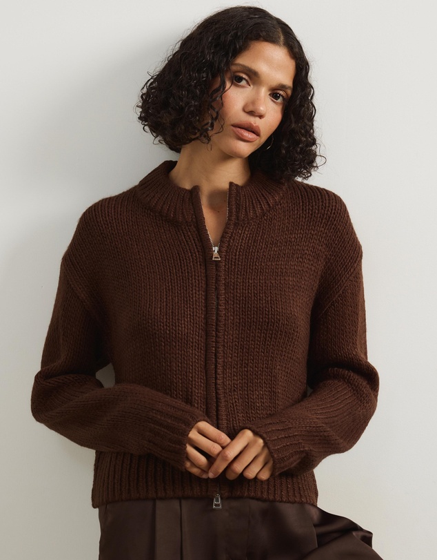 Atmos&Here - Ava Zip Through Cardigan