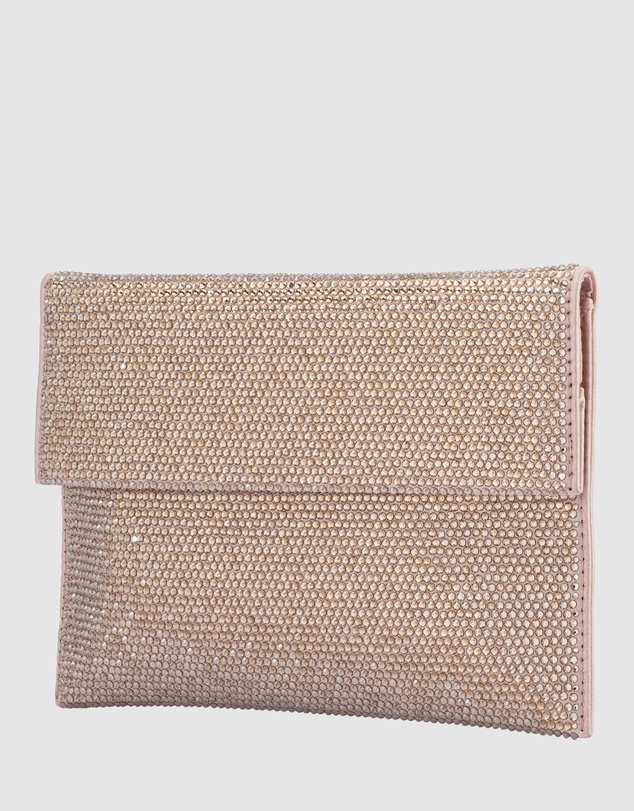 Olga Berg - Cara Crystal Envlope Clutch