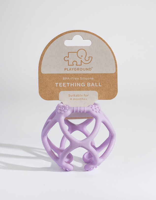 Playground - Silicone Teething Ball - Light Purple