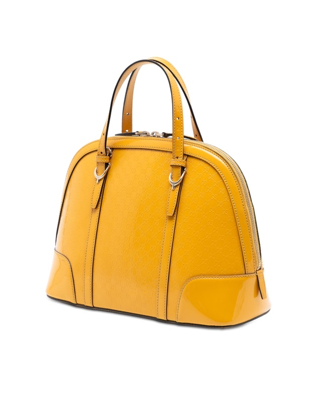 Pre-Loved by Azura Reborn - Pre-Loved Medium Microguccissima Patent Nice Dome Satchel