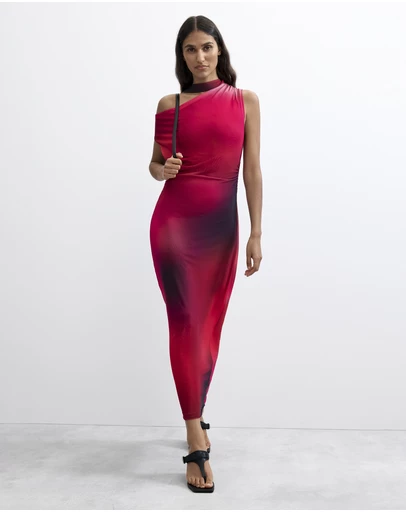 Desigual - Asymmetric Draped Dress