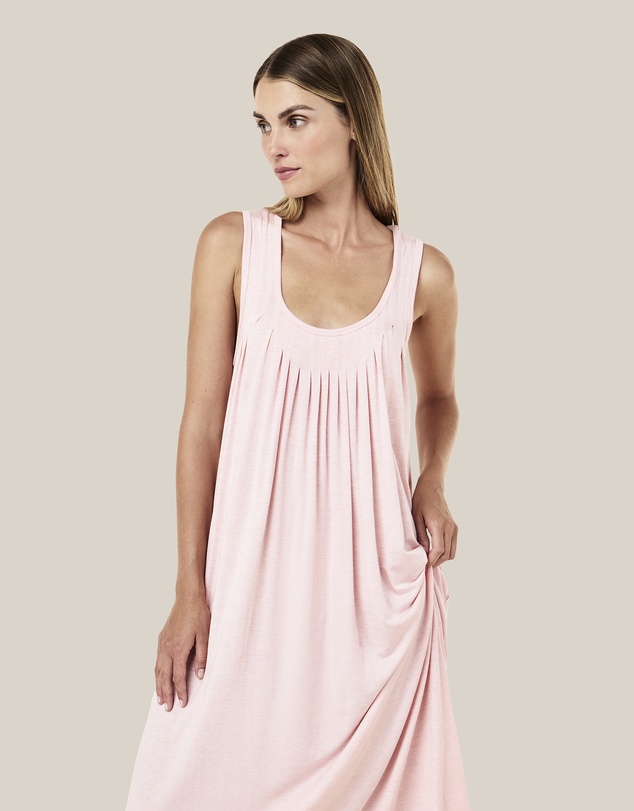 Papinelle - Kate Modal Soft Pleat Front Maxi Nightie
