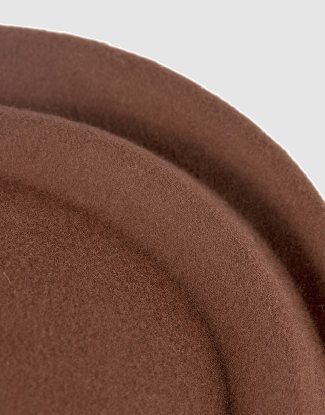 Max Alexander - Felt Coffee Pillbox Hat