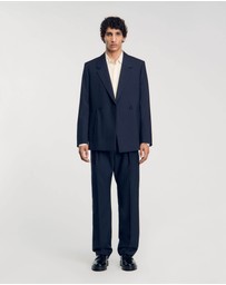 Sandro - Croisee Rayure Suit Jacket