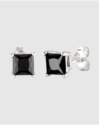 Kuzzoi - ICONIC EXCLUSIVE - Zirconia Stud Earrings in 925 Sterling Silver