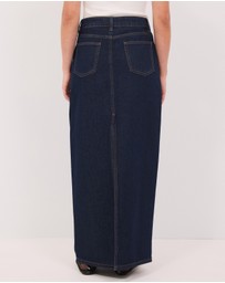 Calli - Cassandra Denim Maxi Skirt