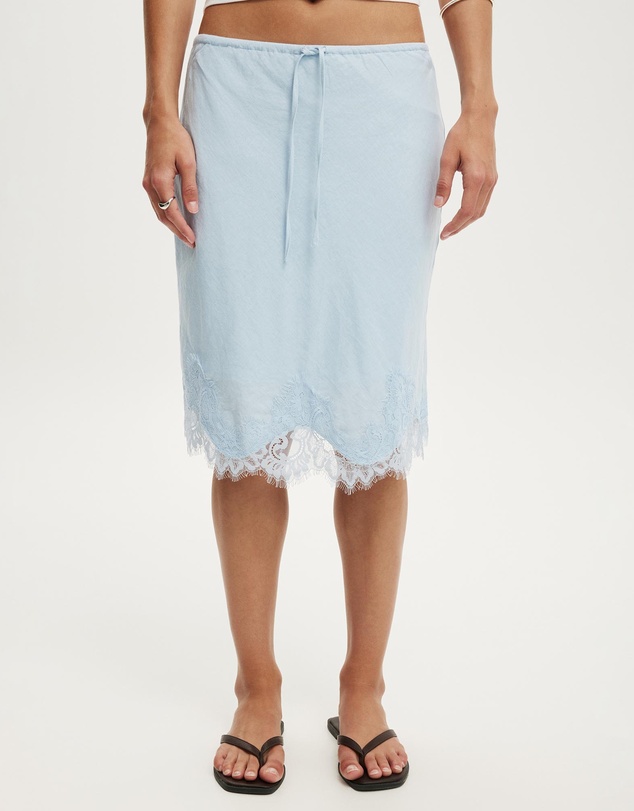 Cotton On - Celeste Lace Midi Skirt