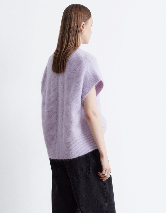 & Other Stories - Cable-Knit Mohair-Blend Vest