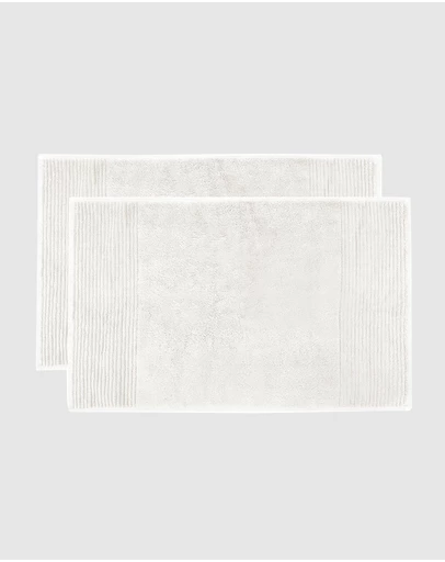 Bambury - Elvire Bath Mats 2 Pack