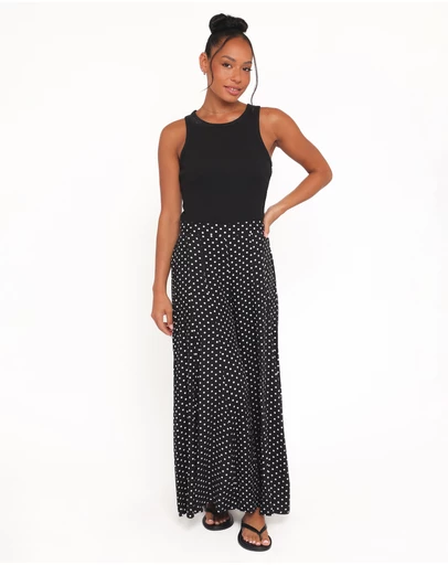 Petal & Pup - Neveah Pant - Black Polka Dot