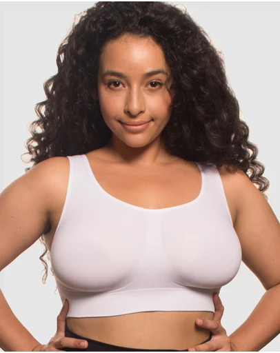 B Free Intimate Apparel - High Back Pull On Crop Top (C-D-DD-E-F-G-H) Cup