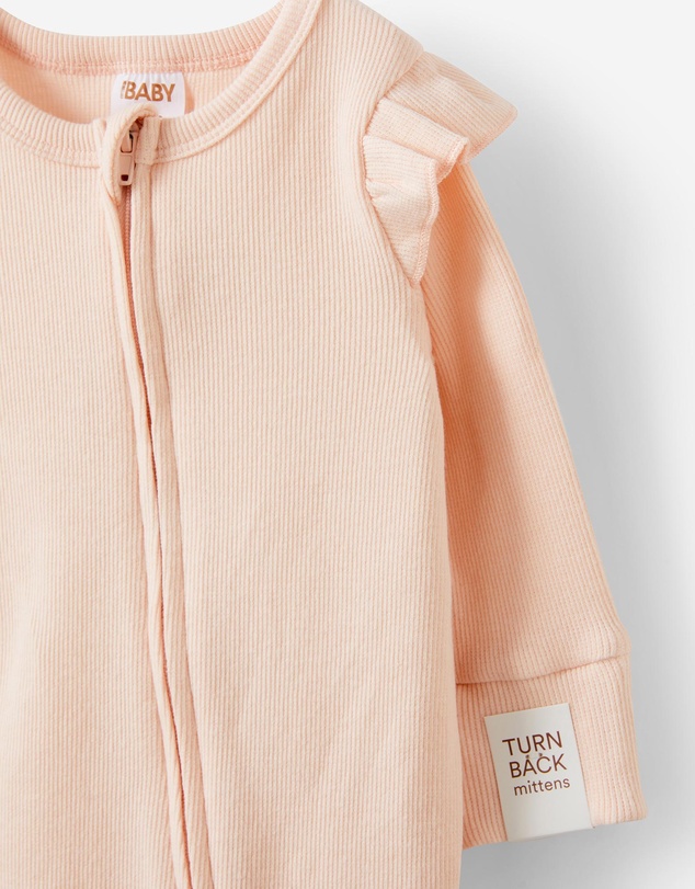 Cotton On Kids - Growie Long Sleeve Rib Romper