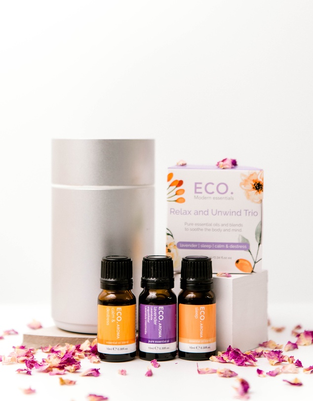 ECO. Modern Essentials - ECO. Nebulizing Diffuser & Relax & Unwind Trio Collection